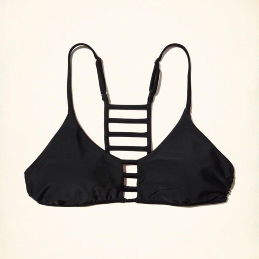 Hollister Cage scoop bikini top size xl